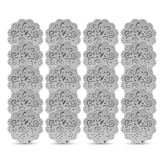 Pack De 20 Espejos De Bolsillo Para Maquillaje Portátil Marco Gris oscuro