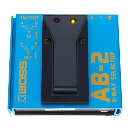 Pedal Boss Guitarra Ls-2 Line Selector A/b Box Loop Ls2 Cor Branco