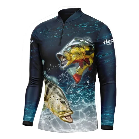 Camisa Camiseta Blusa Pesca Com Proteção Uv50 Peixe Pescaria