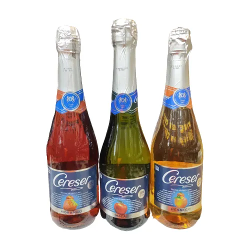 Champanhe Sidra Cereser Sabor Morango/pêssego/maçã 32.90 Uni