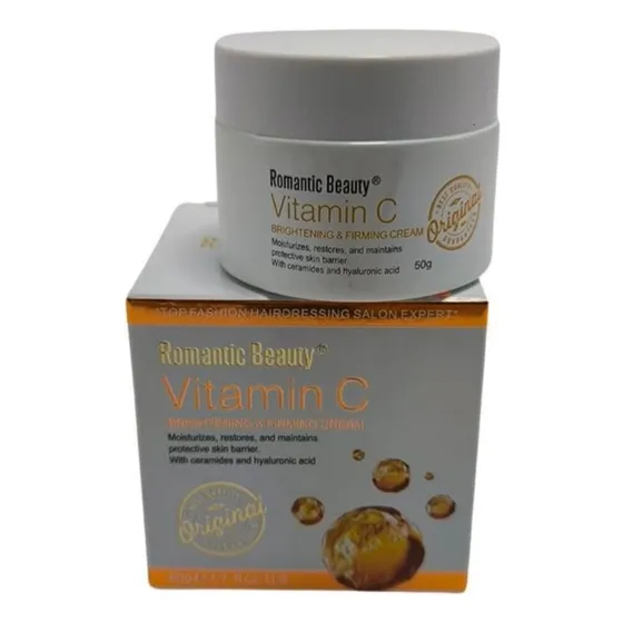 Crema Facial Anti -edad Vitamina C Y Acido Hialuronico