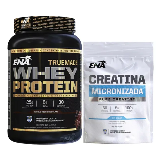 Combo Ena Whey Protein Chocolate 903g +creatina Neutro 300gr