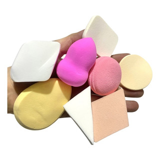 Kit Esponjas Para Maquillaje Base Rubor 8 Piezas Kit Esponjas Para Maquillaje Base Rubor 8 Piezas