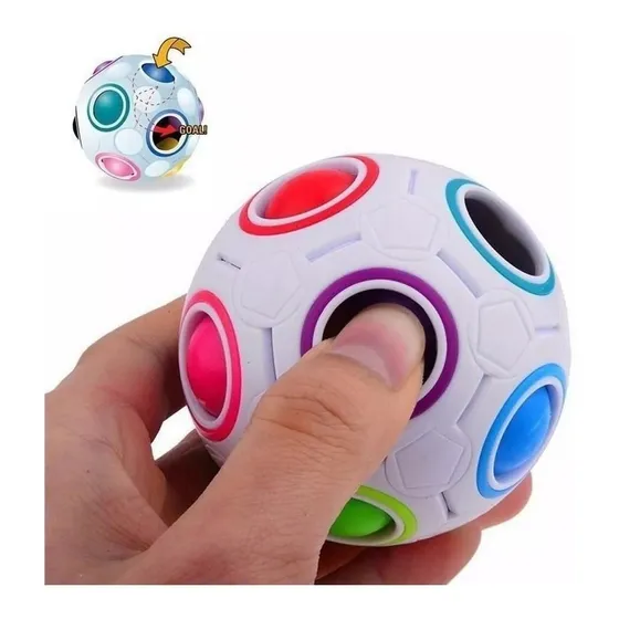 Fidget Pelota Futbol Entretenimiento Anti Estrés Juego Colou