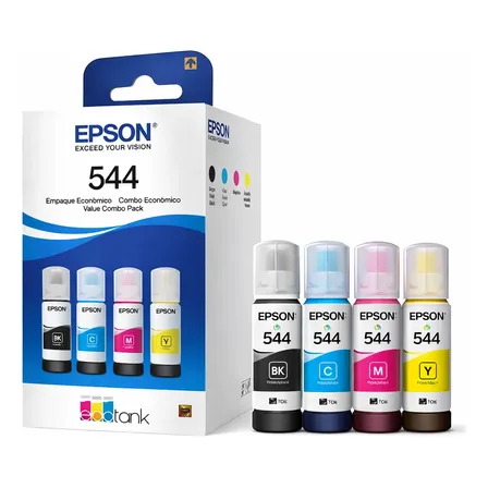 Tintas 544 Ecotank4 Cores L3150 L3160 L3250 L3150 Original Kit