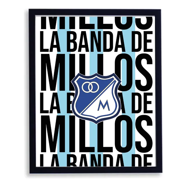 Cuadro Millonarios Fc La Banda De Millos