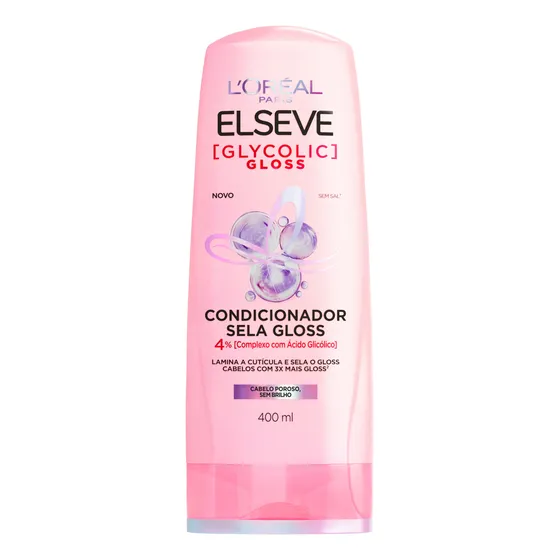 Condicionador L'oréal Paris Elseve Glycolic Gloss 400ml