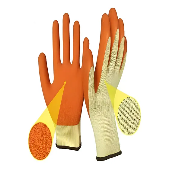 Guantes De Seguridad Naranja Xl Hr-m5181