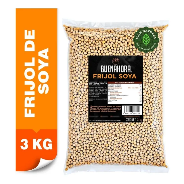Frijoles Soya Buenahora Frijoles En Bolsa Sin Gluten 3 kg