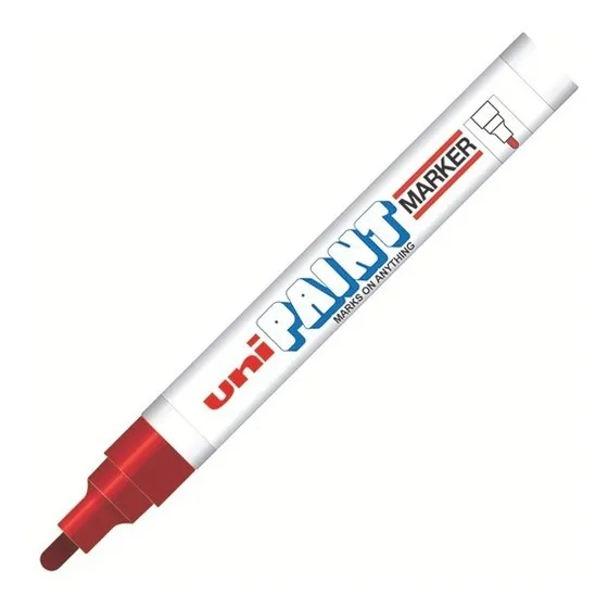 Marcador Permanente Azor Unipaint Px20ro Color Rojo C/12pzs
