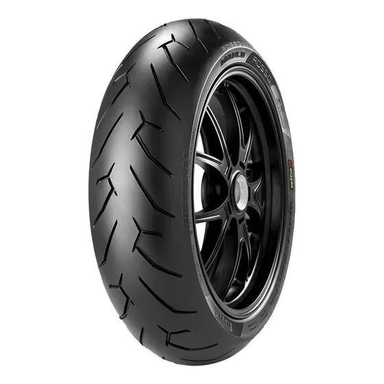 Pneu traseira para moto Pirelli Diablo Rosso II sem câmara de 140/60 R17 H 63 x 1 unidade