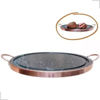 Grelha M Chapa Pra Carne 27cm Pedra Sabão Curada Imperdível Grelha M Chapa Pra Carne 27cm Pedra Sabão Curada Imperdível
