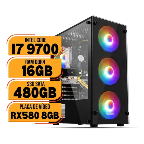 Pc Gamer Intel I5 9400f 16gb (rtx3060 12gb) Ssd 480gb - 750w