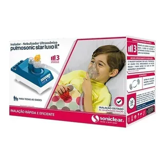 Inalador Nebulizador Soniclar Pulmosonic Star Luxo Ii Inalador Nebulizador Soniclar Pulmosonic Star Luxo Ii