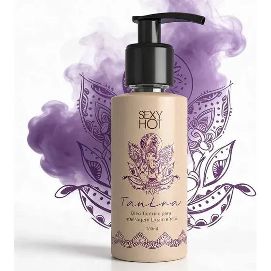 Óleo Tantrico Massagem Tantra Lingam E Yoni 200ml - Sexy Hot