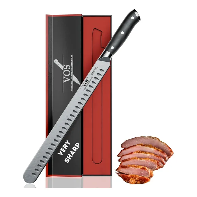 Cuchillo Cortador De Carne Jamon Aleman Alto Carbono