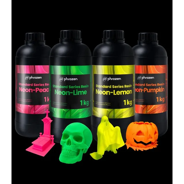 Resina Phrozen Estandar Neon 1kg Para Impresora 3d Standard