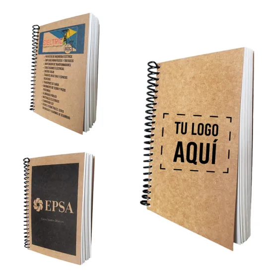 Pack 50 Libretas Espiral Personalizadas Por Ambos Lados!