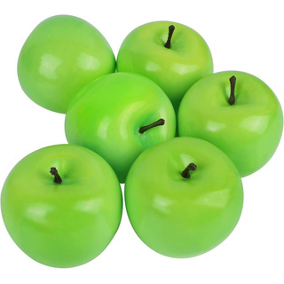 Set De 6 Manzanas Artificiales Set De 6 Manzanas Artificiales