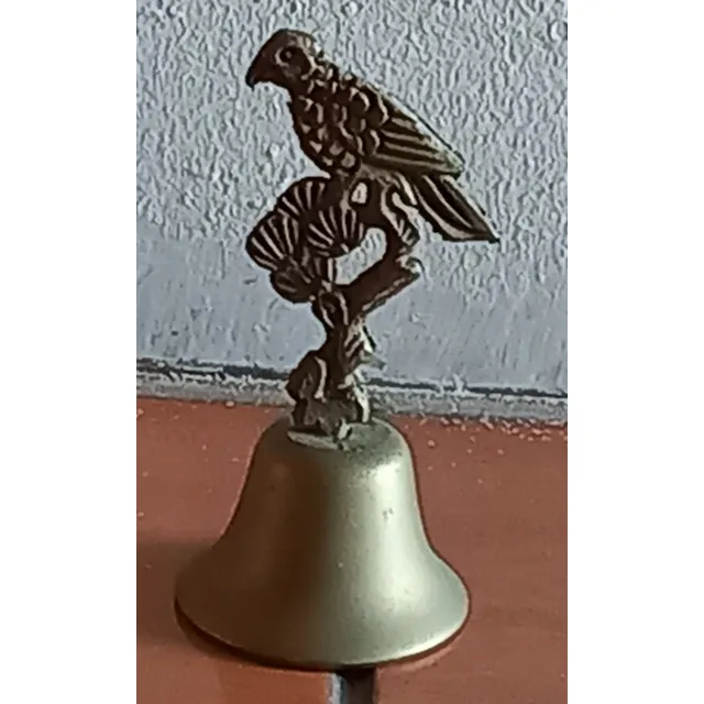 Campana Con Diseño De Pájaro. Usado.