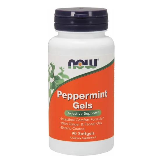 Geles De Menta Supplement Now Foods 90 Cápsulas Blandas (paq