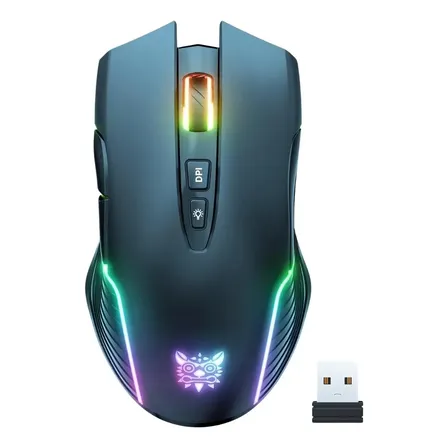 Mouse Inalámbrico Cw905 Negro, Onikuma Color Negro