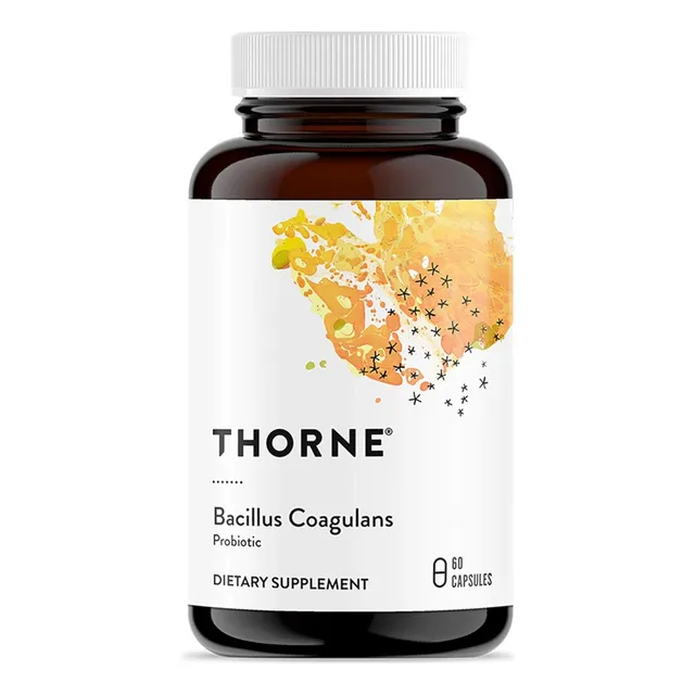 Probiótico Bacillus Coagulans Thorne 60 Cápsulas Sabor Sin Sabor