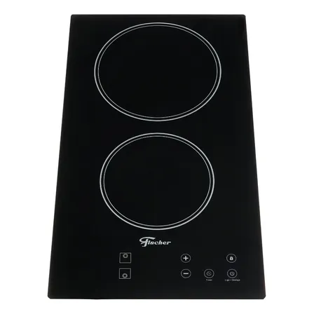 Cooktop Elétrico Fischer 2 Bocas com Touch Screen Vitrocerâmica
