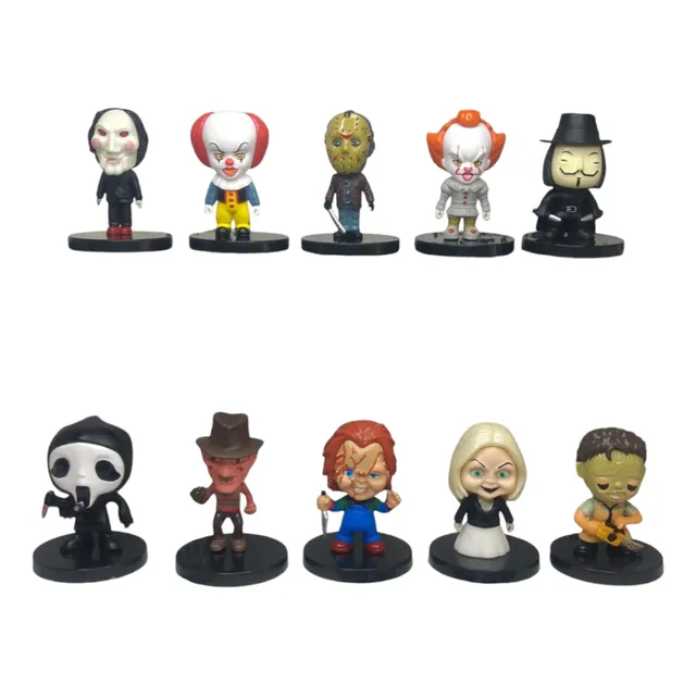Colección X 3 Figuras Pequeñas Terror Movies 4 Cms