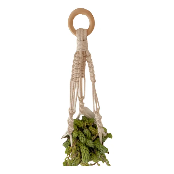Combo X 2 Porta Macetas Colgante Macrame Decoracion