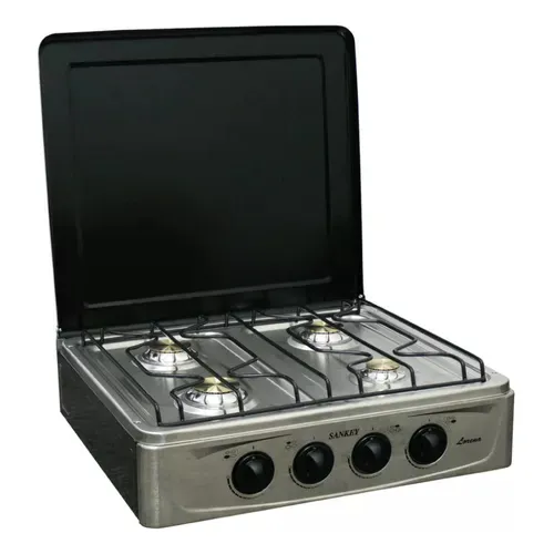 Cocina De Mesa (tope) Sankey 4 Hornillas A Gas 