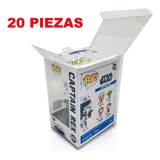 Funko Pop - Protector Para Funko Pop Semirigido (20 Piezas)