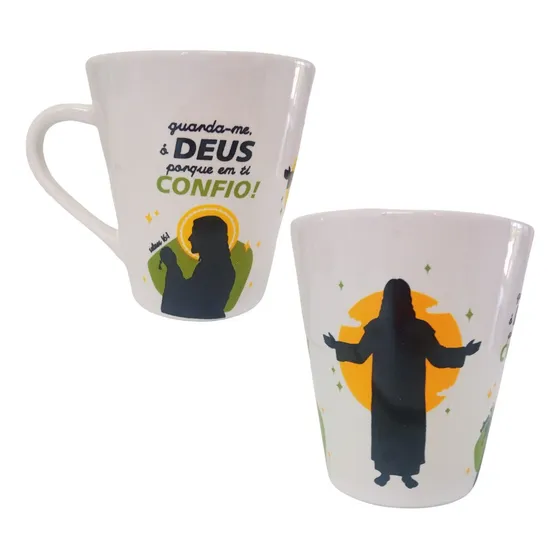 Caneca Xícara Frases Evangélicas Promoção Leve 2 Paque 1