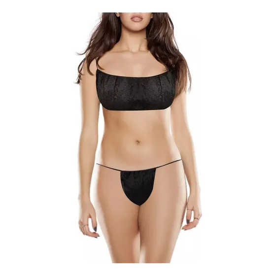 Calzón Y Brasier Desechables De Spa Para Mujer, 100 Pzs.