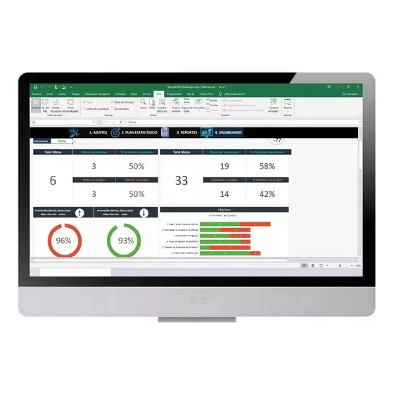 Plantilla Plan Estratégico Automatica Gestion Y Analisis
