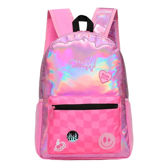Mochila Porta Notebook Muaa Metalizada Urbana Porta Botella