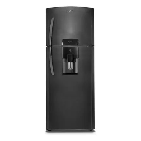 Refrigerador No Frost 400l Rmp400fyuc Negro Mabe Black Steel