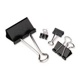 Binder Clips Ganchos De Loteria Doble Clip Caja De 12 Unidad