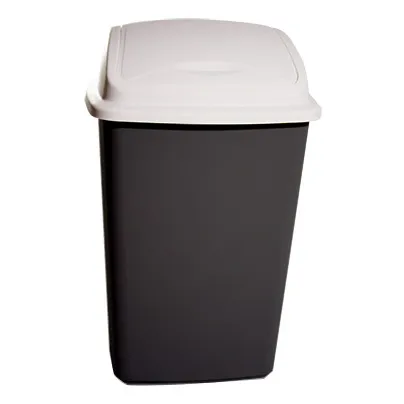 Papelera Basurero 49lts Plástico Contenedor Basura Vaivén