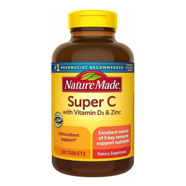 Super C Con Vitamina D3 Y Zinc