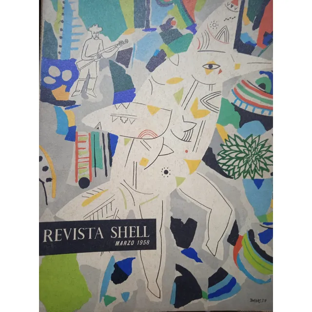 Revista Shell 26 Marzo 1958 Portada Jacobo Borges