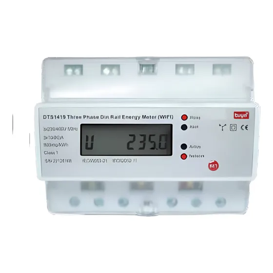Medidor Trifásico Wifi 80a Protector Tension Din Smart Tbcin