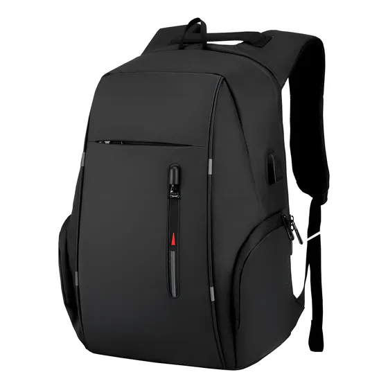 Mochila urbana HB 2100 color negro diseño lisa