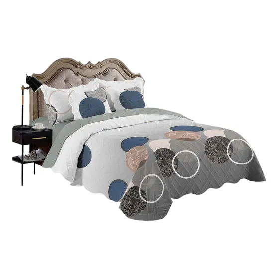 Cubrelecho Sencillo, 5 Piezas, 190x230 Marca Majestic.