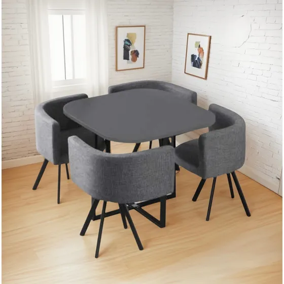 Comedor De 4 Puestos Ahorrador De Espacios En Varios Tonos