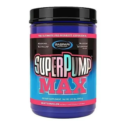 Pre Entreno Gaspari Super Pump Max 40 Serv Los Sabores Sabor Blue Raspberry