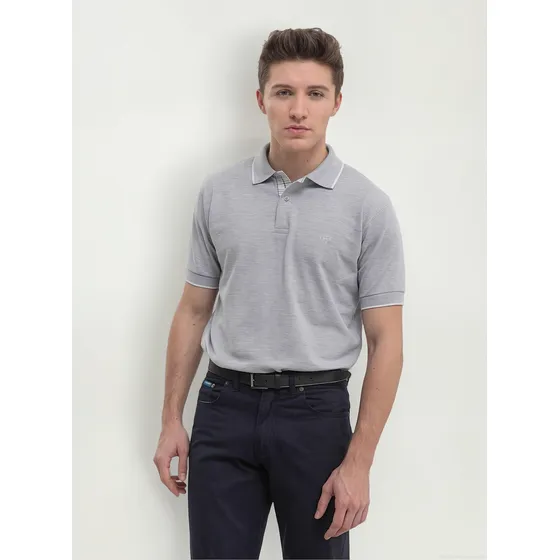 Chomba Polo Piqué Howard Slim Con Vivo 1108 Hombre