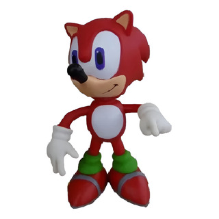 Boneco Sonic Vermelho Knuckles 23cm Articulado - Super Sonic Boneco Sonic Vermelho Knuckles 23cm Articulado - Super Sonic