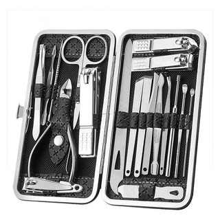 Juego De Cortaúñas D/acero Inox. P/manicura, Pedicura, 19 Pz Juego De Cortaúñas D/acero Inox. P/manicura, Pedicura, 19 Pz