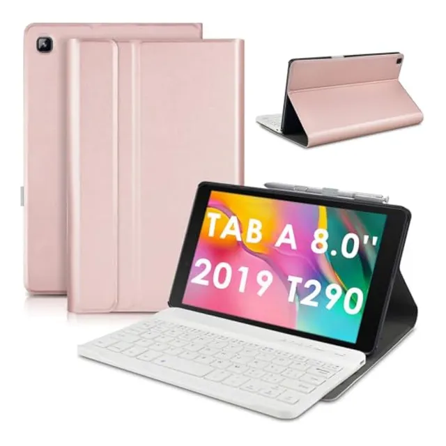 Detuosi Funda De Teclado Para Samsung Galaxy Tab A